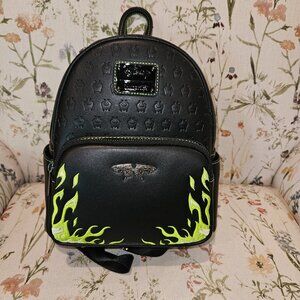 Exclusive Maleficent All Over Print Fire Loungefly Backpack